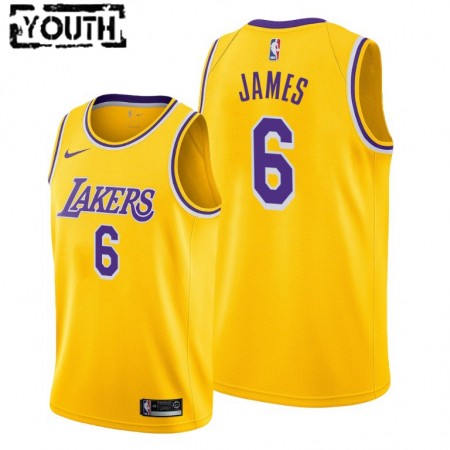 Kinder NBA Los Angeles Lakers Trikot LeBron James 6 Nike 2021-2022 Icon Edition Swingman